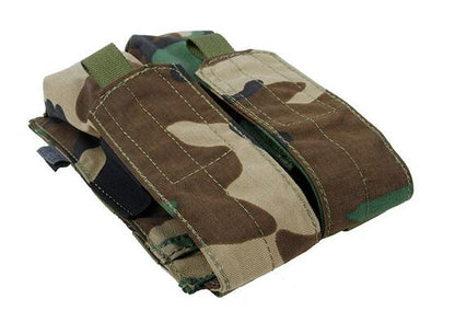 TMC MP7A1 Double Magazine Pouch ( Woodland )