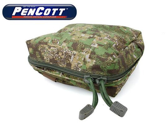 TMC Nylon Square MOLLE Canteen Pouch ( PenCott GreenZone )