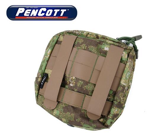 TMC Nylon Square MOLLE Canteen Pouch ( PenCott GreenZone )