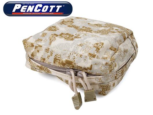 TMC Nylon Square MOLLE Canteen Pouch ( PenCott SandStorm )