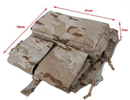 TMC Pouch Zip Panel ( Multicam Arid)