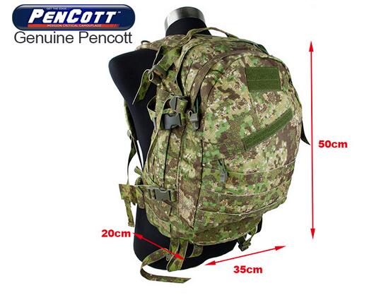 TMC MOLLE Style A3 Day Pack ( PenCott GreenZone )