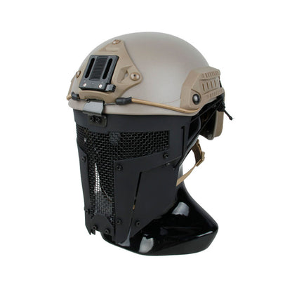 TMC SPT Mesh Face Mask Spartan Metal Face Cover (BK)