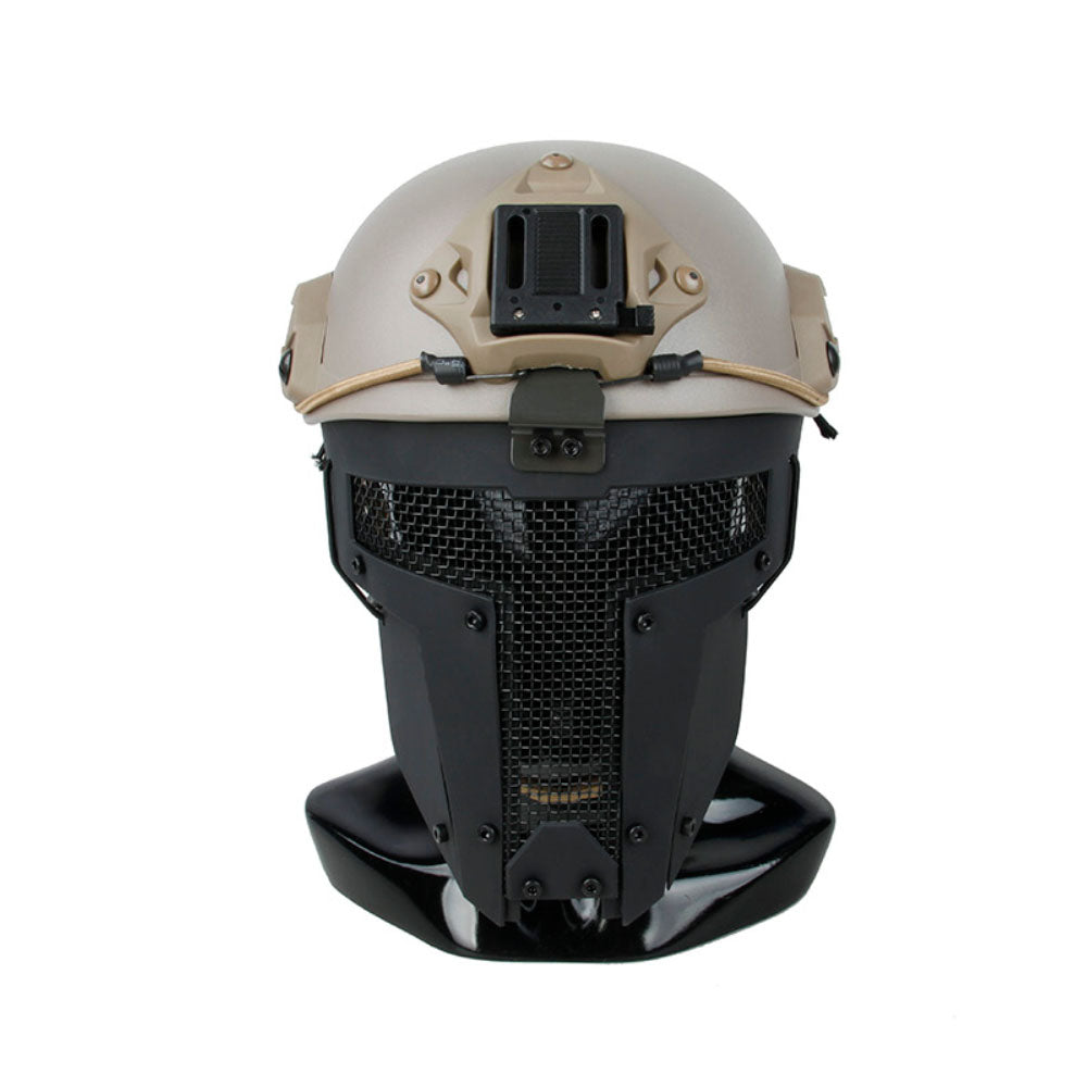 TMC SPT Mesh Face Mask Spartan Metal Face Cover (BK)