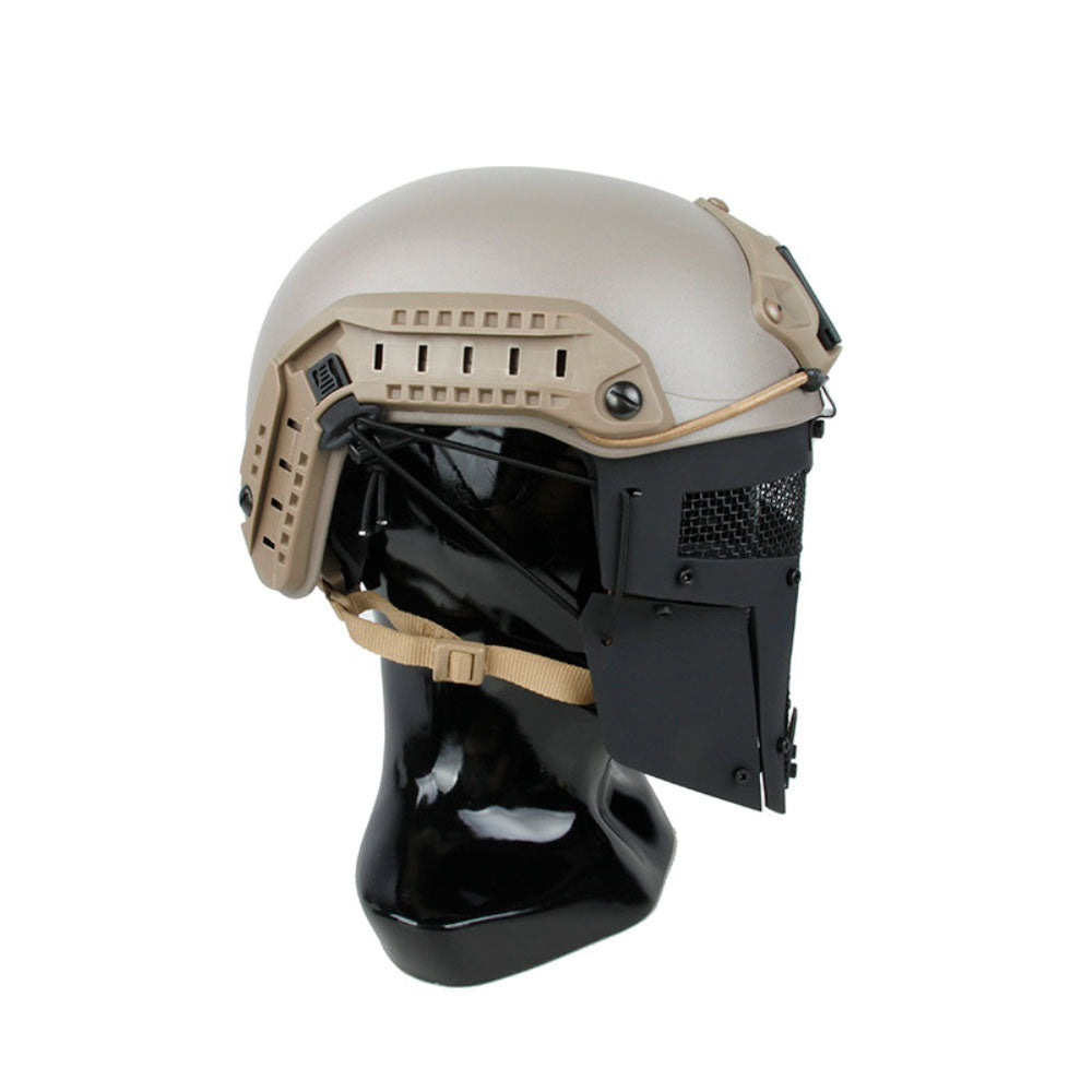 TMC SPT Mesh Face Mask Spartan Metal Face Cover (BK)