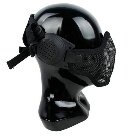 TMC Mesh with Ear Cover ( Black )