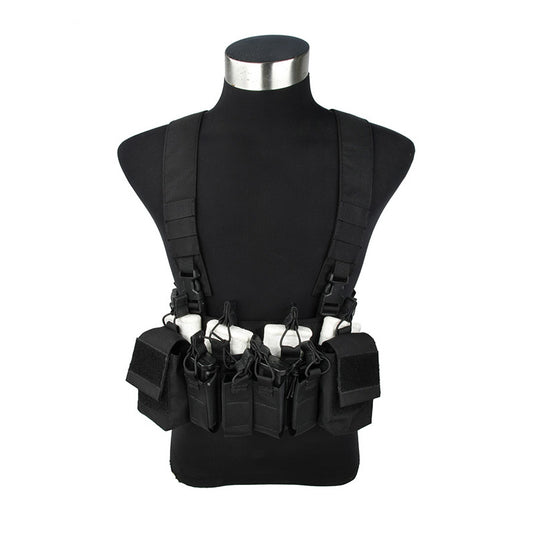 TMC XR Chest Rig Defender 3 X Type Light Version for 5.56 ( Black )