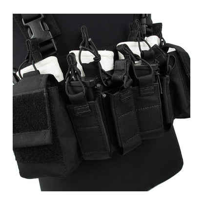 TMC XR Chest Rig Defender 3 X Type Light Version for 5.56 ( Black )