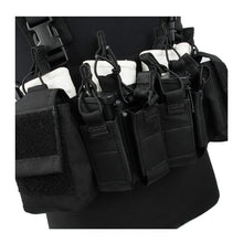 Load image into Gallery viewer, TMC XR Chest Rig Defender 3 X Type Light Version for 5.56 ( Black )
