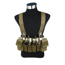 Load image into Gallery viewer, TMC XR Chest Rig Defender 3 X Type Light Version for 5.56 ( Khaki )
