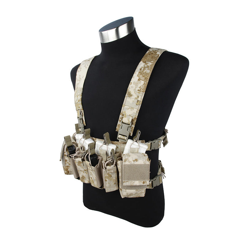 TMC XR Chest Rig Defender 3 X Type Light Version for 5.56 ( PenCott sandStorm )