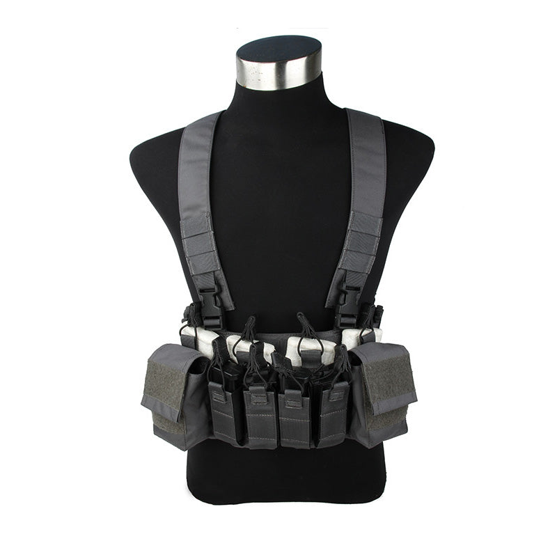 TMC XR Chest Rig Defender 3 X Type Light Version for 5.56 ( Wolf Grey )