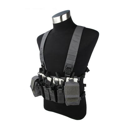 TMC XR Chest Rig Defender 3 X Type Light Version for 5.56 ( Wolf Grey )