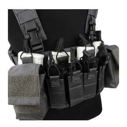 TMC XR Chest Rig Defender 3 X Type Light Version for 5.56 ( Wolf Grey )