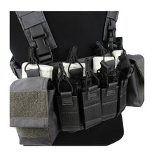 Load image into Gallery viewer, TMC XR Chest Rig Defender 3 X Type Light Version for 5.56 ( Wolf Grey )
