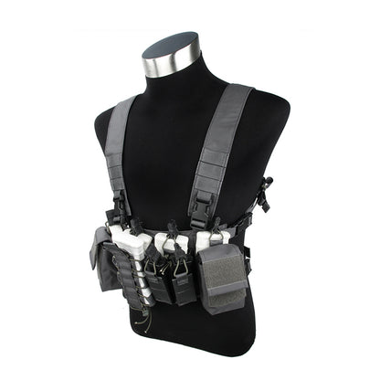 TMC Defender 3 D-Mittsu Chest Rig Light Version for 5.56 ( Wolf Grey )