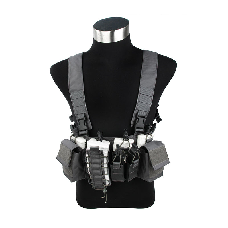 TMC Defender 3 D-Mittsu Chest Rig Light Version for 5.56 ( Wolf Grey )
