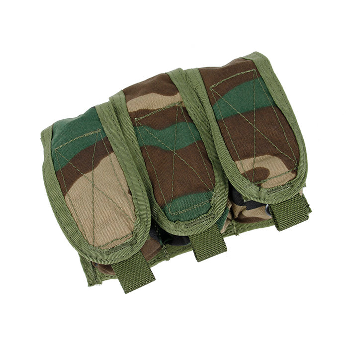 TMC PT style Tri Grenade Pouch ( Woodland )