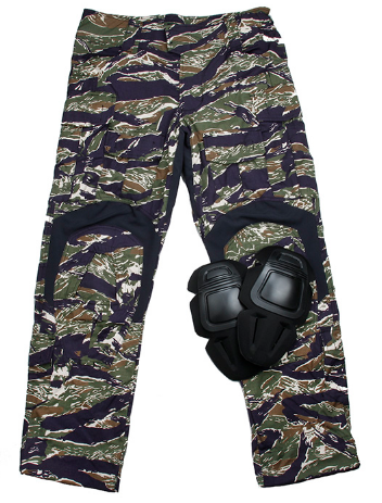 TMC ORG Cutting G3 Combat Pants ( Blue Tigerstripe )with Combat Pads