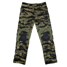 画像をギャラリービューアに読み込む, TMC ORG Cutting G3 Combat Pants (Green Tigerstripe) with Combat Knee Pads
