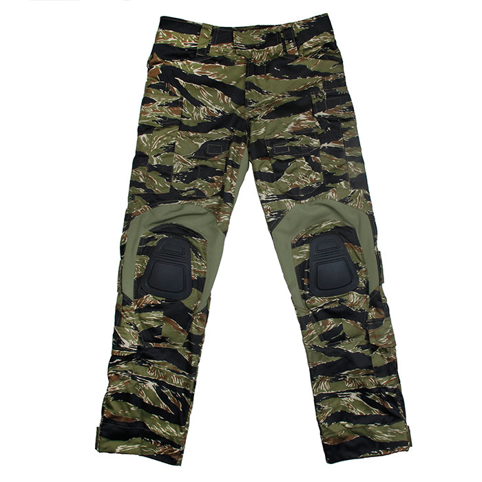 TMC ORG Cutting G3 Combat Pants (Green Tigerstripe) with Combat Knee Pads