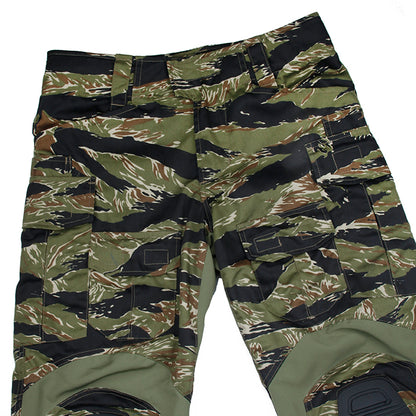 TMC ORG Cutting G3 Combat Pants (Green Tigerstripe) with Combat Knee Pads