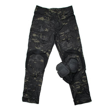 Cargar imagen en el visor de la galería, TMC ORG Cutting G3 Combat Pants ( Multicam Black ) with Combat Pads
