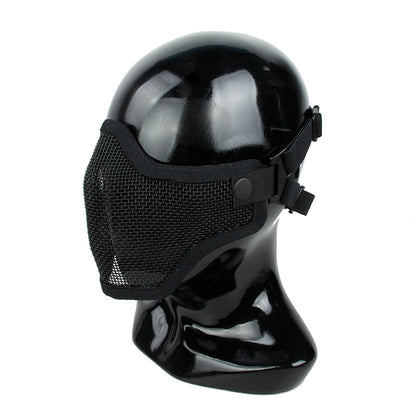 TMC V1 Strike Steel Half Face Mask 2018 ( Black )