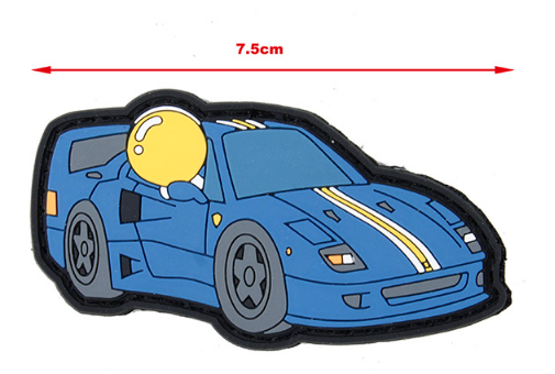 TMC PVC Patch - Blue Car