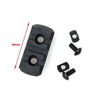 TMC M-LOCK Nylon 3 Picatinny Rail Sections ( BK )