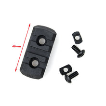 Load image into Gallery viewer, TMC M-LOCK Nylon 3 Picatinny Rail Sections ( BK )
