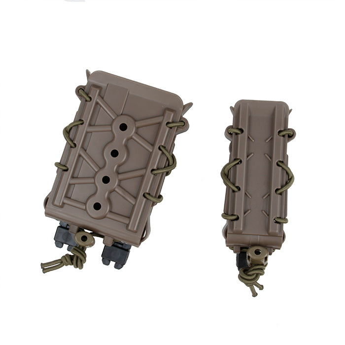 TMC Polymer Tactical Assault Combination Mag Holster Poly Pouch Set ( DE )