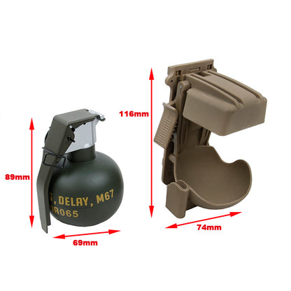 TMC QD M67 Gren Pouch with Dummy ( CB )