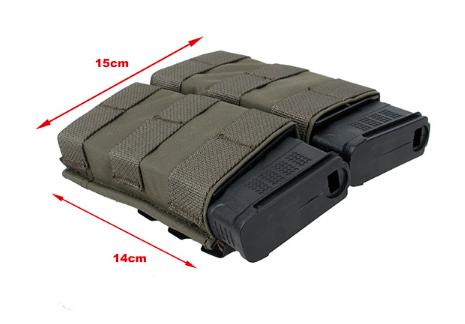 TMC Hard Insert Dou Mag Pouch ( RG )