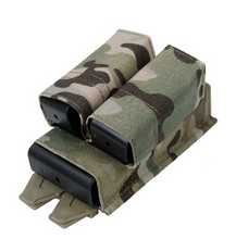 Load image into Gallery viewer, TMC Mag Double Pistol Mag Pouch ( Multicam )
