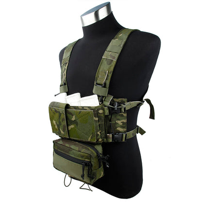 TMC Modular Lightweight Chest Rig ( Set A Multicam Tropic )