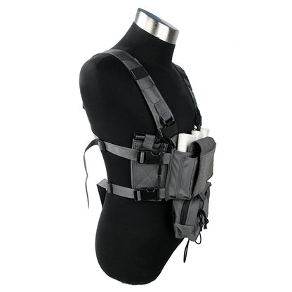 TMC Modular Lightweight Chest Rig ( Set A Wolf Grey )