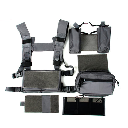 TMC Modular Lightweight Chest Rig ( Set A Wolf Grey )