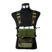 Load image into Gallery viewer, TMC Modular Lightweight Chest Rig ( Set A Woodland )
