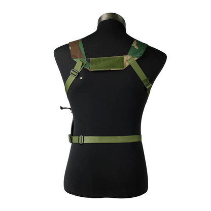 TMC Modular Lightweight Chest Rig ( Set A Woodland )