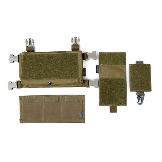 TMC MCR Lightweight Chest Rig Front Set ( Khaki )