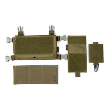 Load image into Gallery viewer, TMC MCR Lightweight Chest Rig Front Set ( Khaki )
