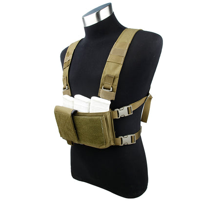 TMC Modular Chest Rig ( Set B Khaki )