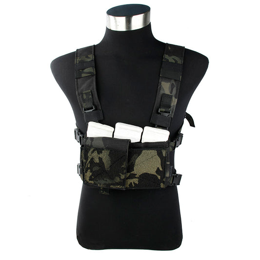 TMC Modular Chest Rig ( Set B Multicam Black )