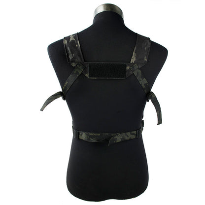 TMC Modular Chest Rig ( Set B Multicam Black )