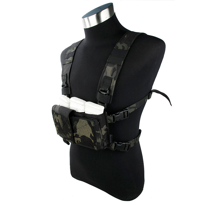 TMC Modular Chest Rig ( Set B Multicam Black )