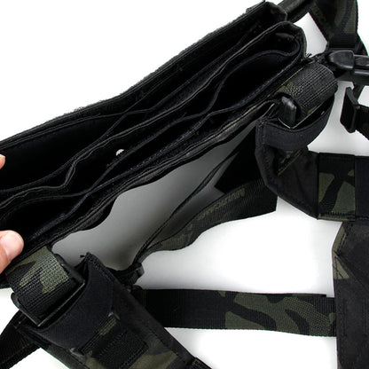 TMC Modular Chest Rig ( Set B Multicam Black )