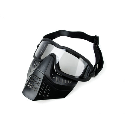 TMC Impact-rated ANSI Z87.1 Removable Goggle Face Fask (BK)