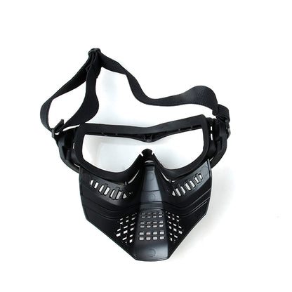 TMC Impact-rated ANSI Z87.1 Removable Goggle Face Fask (BK)