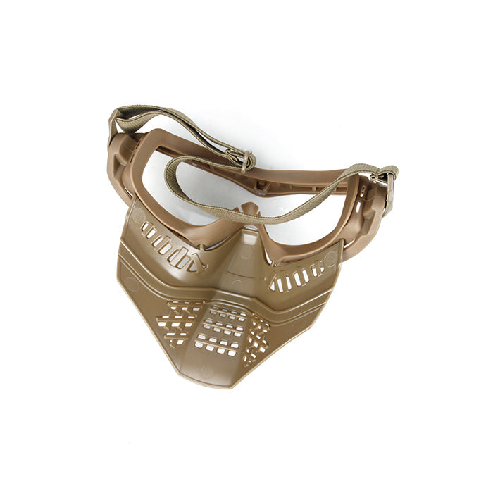 TMC Impact-rated ANSI Z87.1 Removable Goggle Face Fask (CB)